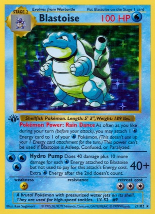 Blastoise, Base Set