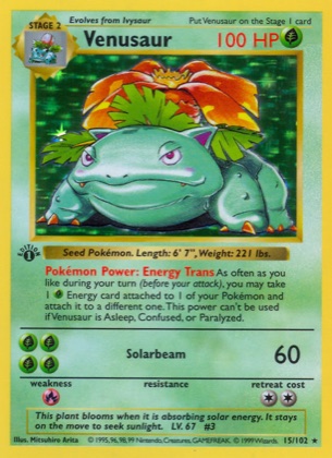 Venusaur, Base Set